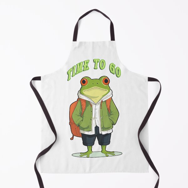 Item preview, The Frog Traveler designed and sold by HUMORONCOTTON.