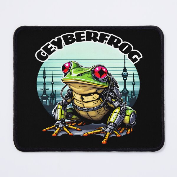 Item preview, Cyberfrog: Futuristic Sci-Fi Frog designed and sold by AlphaTeez.