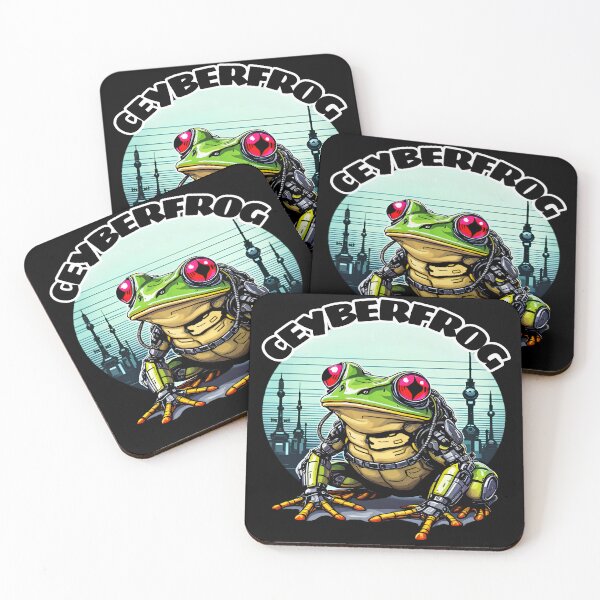 Item preview, Cyberfrog: Futuristic Sci-Fi Frog designed and sold by AlphaTeez.