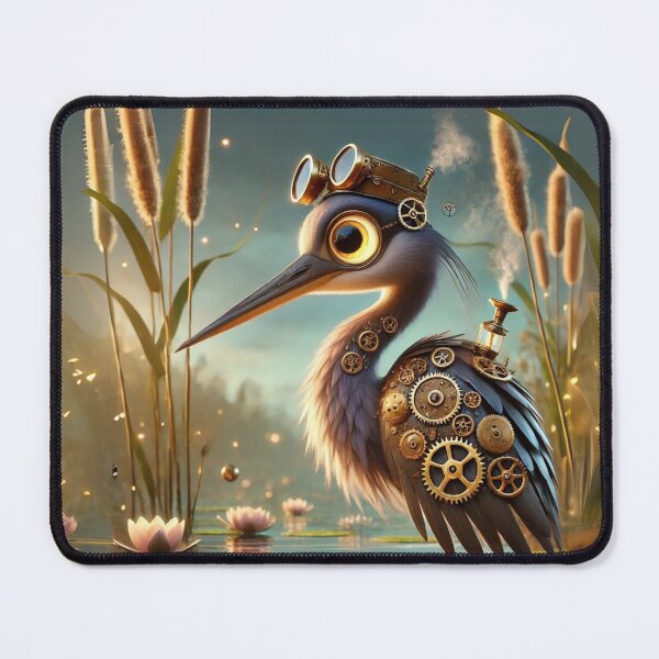 Item preview, Steampunk Heron designed and sold by Sillytoe.