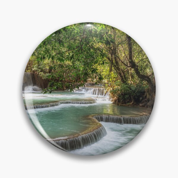 Item preview, Kuang Si Waterfalls Water Pools designed and sold by aaronchoi.
