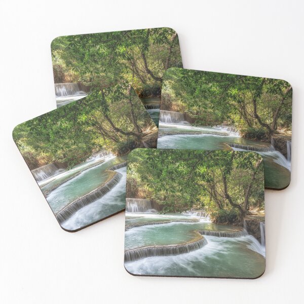 Item preview, Kuang Si Waterfalls Water Pools designed and sold by aaronchoi.