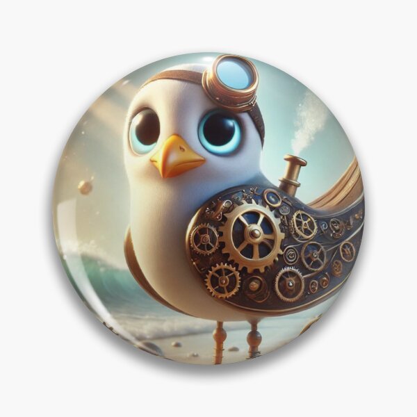 Item preview, Steampunk Herring Gull designed and sold by Sillytoe.