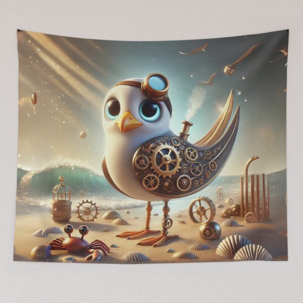 Item preview, Steampunk Herring Gull designed and sold by Sillytoe.