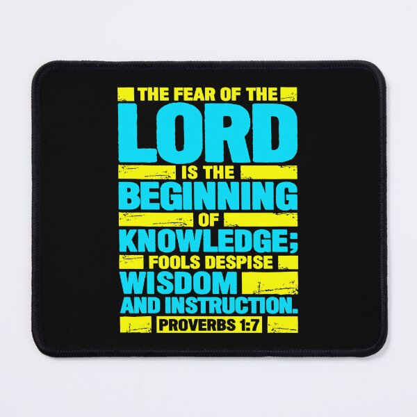 Item preview, Proverbs 1:7 The Fear of the LORD is the Beginning of Knowledge designed and sold by plushism.