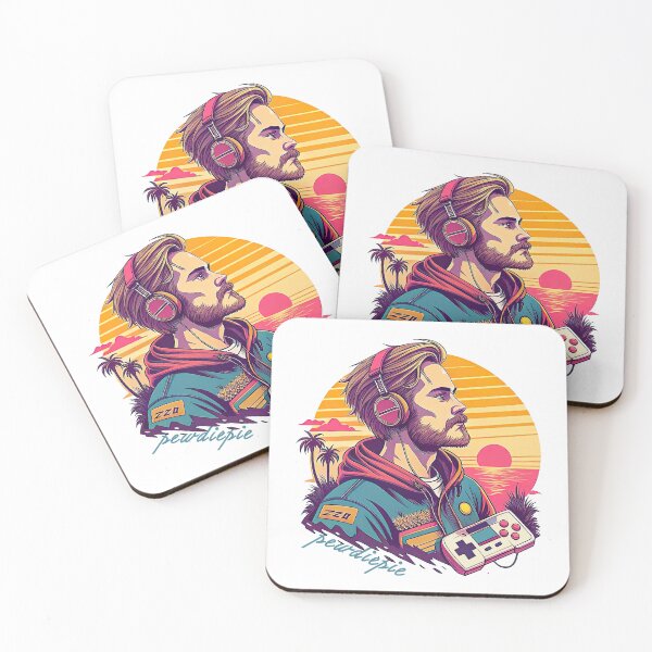 Item preview, Pewdiepie Retro Pop Art designed and sold by graphic-genie.
