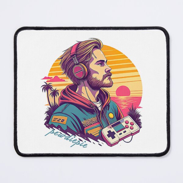 Item preview, Pewdiepie Retro Pop Art designed and sold by graphic-genie.