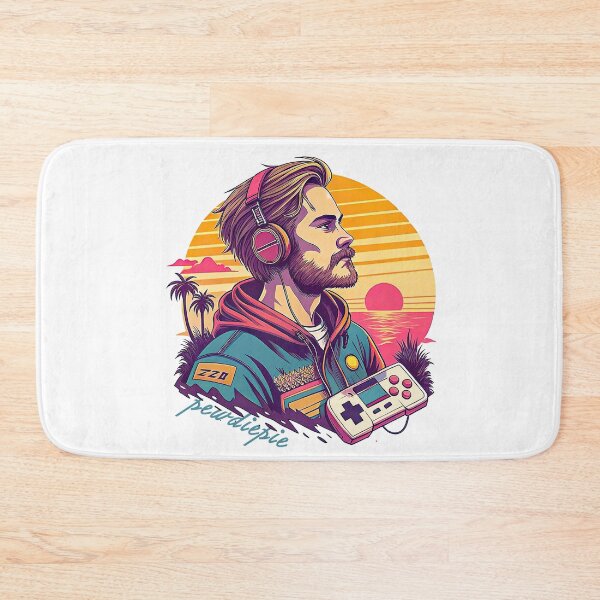 Item preview, Pewdiepie Retro Pop Art designed and sold by graphic-genie.