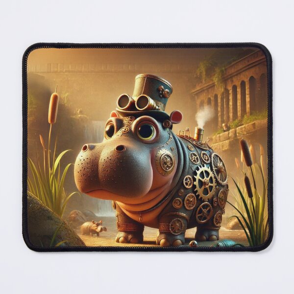 Item preview, Steampunk Hippopotamus Gorgops designed and sold by Sillytoe.