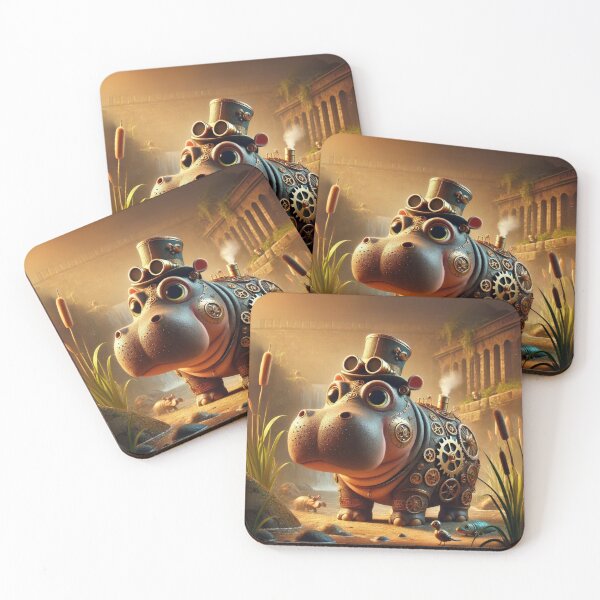 Item preview, Steampunk Hippopotamus Gorgops designed and sold by Sillytoe.
