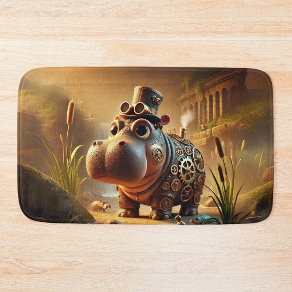 Item preview, Steampunk Hippopotamus Gorgops designed and sold by Sillytoe.