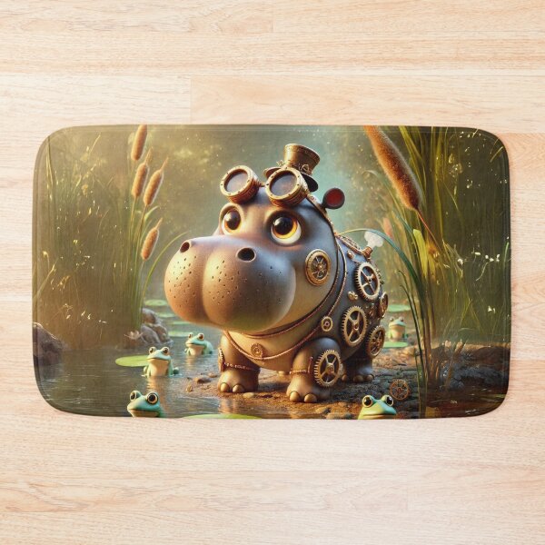 Item preview, Steampunk Hippopotamus designed and sold by Sillytoe.
