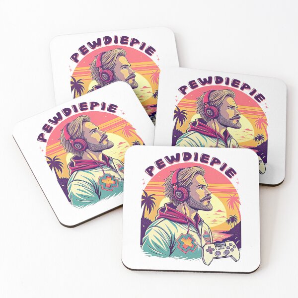 Item preview, Pewdiepie Retro Pop Art designed and sold by graphic-genie.