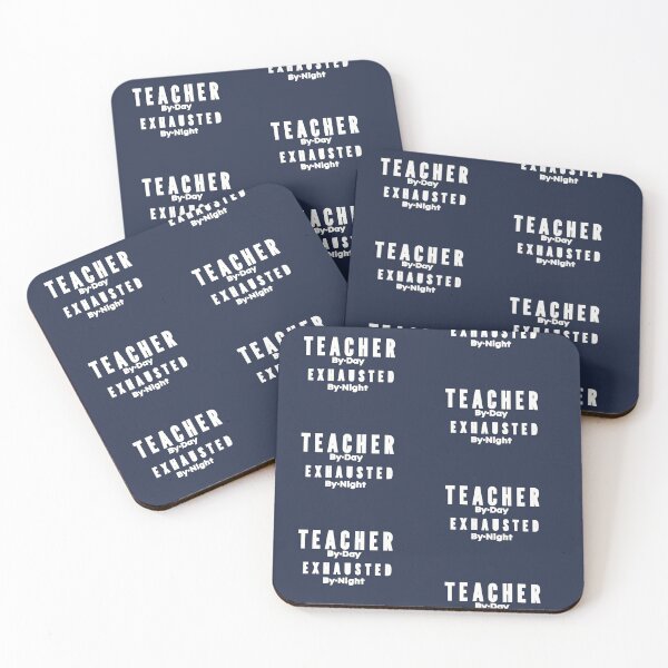 Item preview, Teacher by Day Exhausted by Night designed and sold by MargLandmeter.