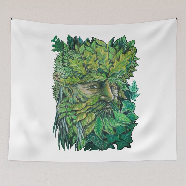 Item preview,  The Green Man pastel drawing designed and sold by TraceyEvansArt.