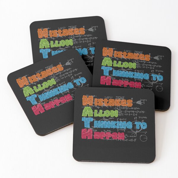 Item preview, Funny MATH Mistakes Allow Thinking To Happen School Math Teacher designed and sold by 07Art.