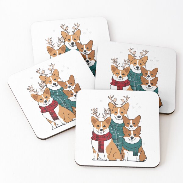 Item preview, Festive Pembroke Welsh Corgi – Christmas Pattern designed and sold by GoodyPaws.