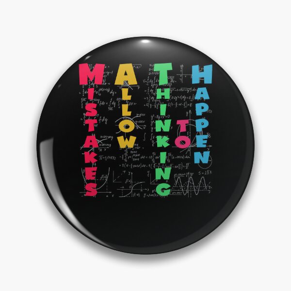 Item preview, Funny MATH Mistakes Allow Thinking To Happen School Math Teacher designed and sold by 07Art.