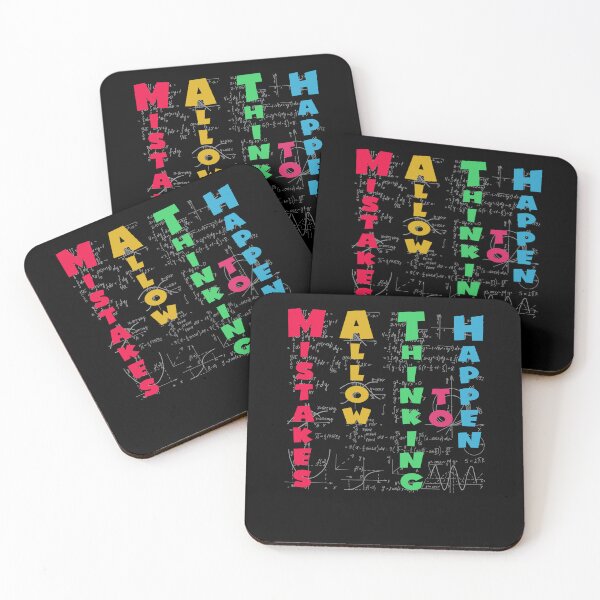 Item preview, Funny MATH Mistakes Allow Thinking To Happen School Math Teacher designed and sold by 07Art.
