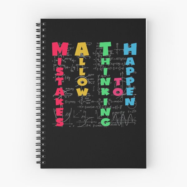 Item preview, Funny MATH Mistakes Allow Thinking To Happen School Math Teacher designed and sold by 07Art.