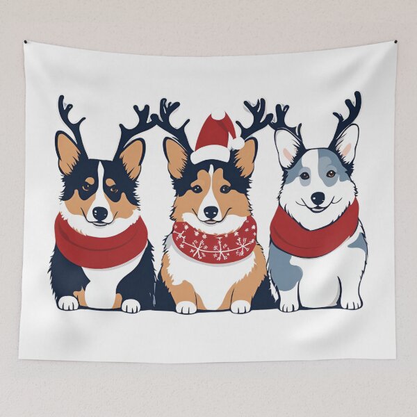 Item preview, Festive Cardigan Welsh Corgi – Christmas Pattern designed and sold by GoodyPaws.