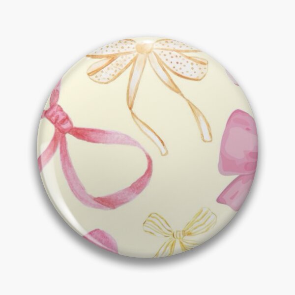 Item preview, Yellow Pink Bow Coquette Abstract Print Cute Soft  designed and sold by DALdesignstore.