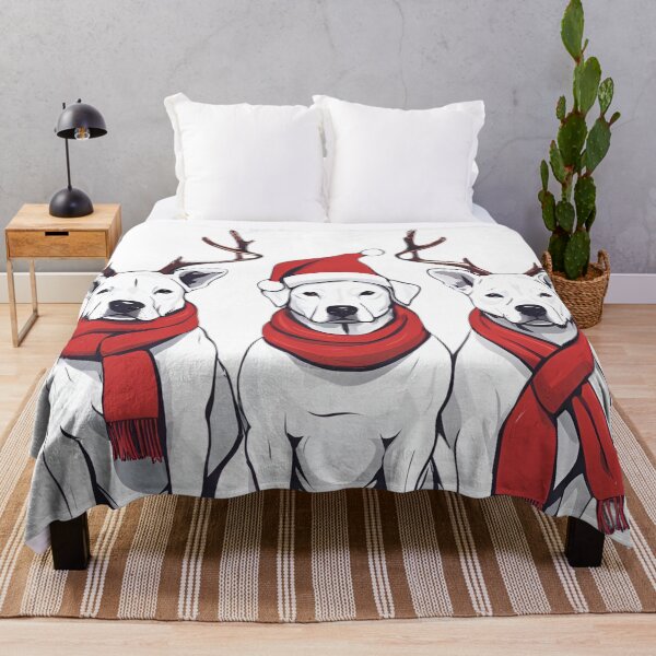 Item preview, Festive Dogo Argentino – Christmas Pattern designed and sold by GoodyPaws.