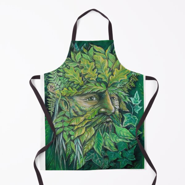 Item preview, The Green Man pastel drawing designed and sold by TraceyEvansArt.