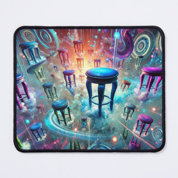 Item preview, Floating stools in a chaos of color designed and sold by Sigtrix.