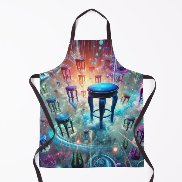 Item preview, Floating stools in a chaos of color designed and sold by Sigtrix.