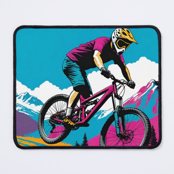 Item preview, Flying Downhill: MTB Racer Hits the Gnar designed and sold by GrizzlyCollective.