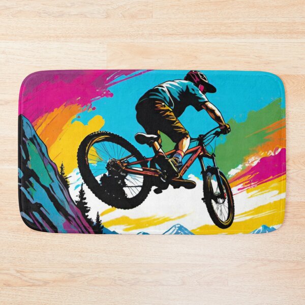 Item preview, Trail Blazer: MTB Racer Going Full Send designed and sold by GrizzlyCollective.