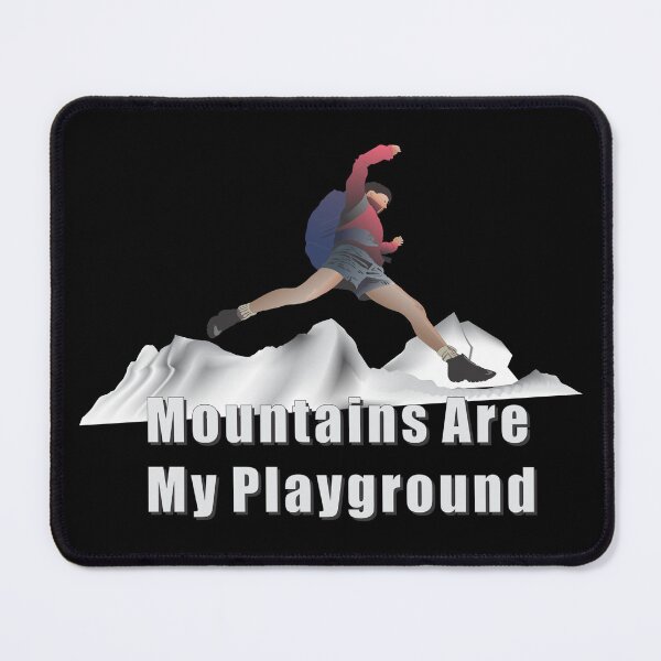Item preview, Mountains Are My Playground - Digital drawing designed and sold by Art By M.