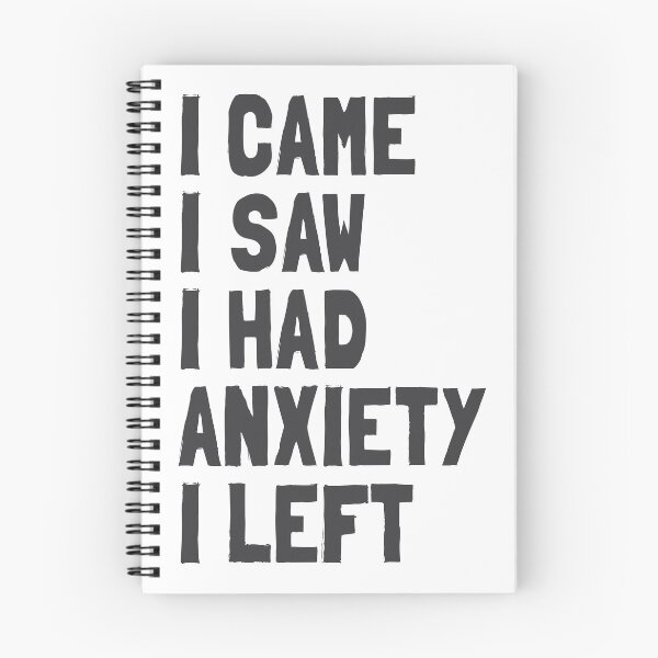Item preview, I Came, I Saw, I Had Anxiety, I Left – Funny Introvert & Anxiety Quote designed and sold by Vector Wonders.