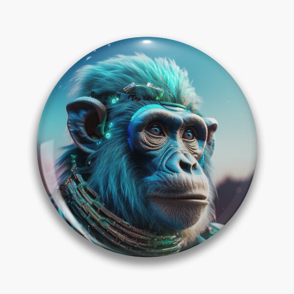 Item preview, Elder | Old Ape | Cyberpunk Monkey Collection designed and sold by monkeybusiness.pt.