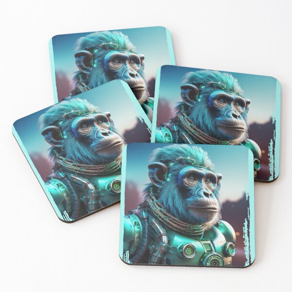 Item preview, Elder | Old Ape | Cyberpunk Monkey Collection designed and sold by monkeybusiness.pt.