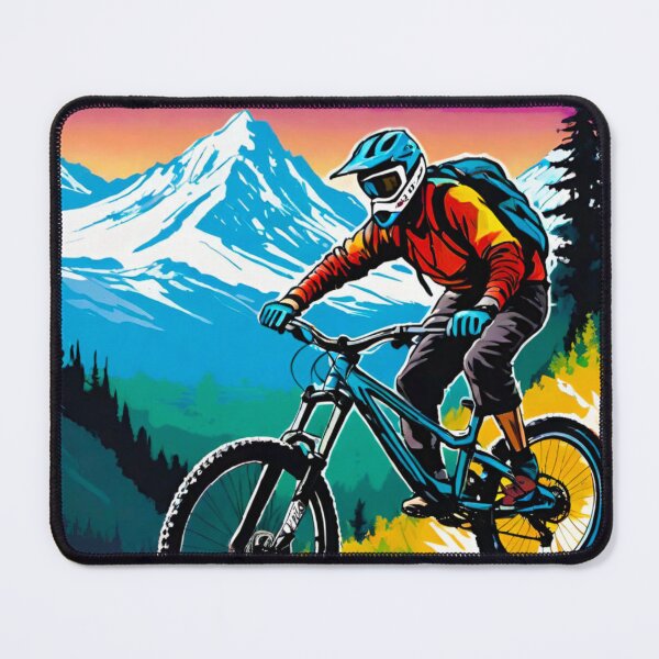 Item preview, MTB Racer Hitting Gnar at Full Speed designed and sold by GrizzlyCollective.