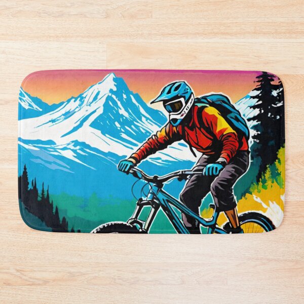 Item preview, MTB Racer Hitting Gnar at Full Speed designed and sold by GrizzlyCollective.