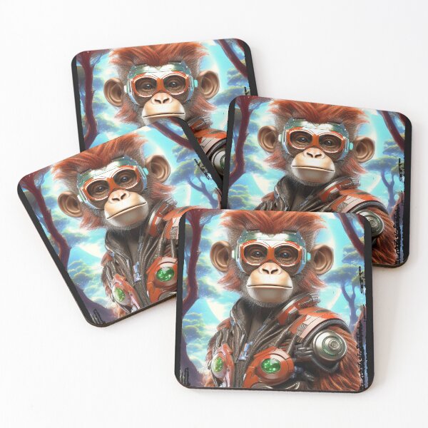 Item preview, Squirrel | Forest Ape | Cyberpunk Monkey Collection designed and sold by monkeybusiness.pt.