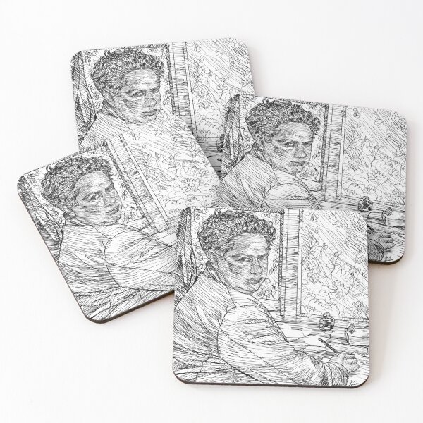Aperçu de l'œuvre DYLAN THOMAS - portrait à l'encre .3 créée et vendue par lautir.