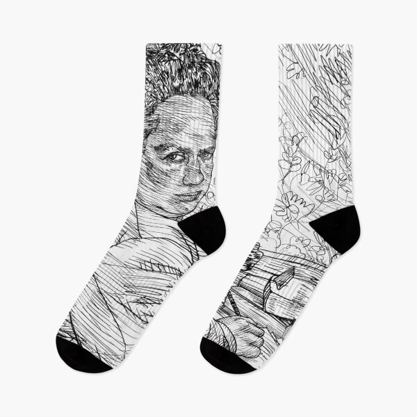 Item preview, DYLAN THOMAS - ink portrait .3 designed and sold by lautir.
