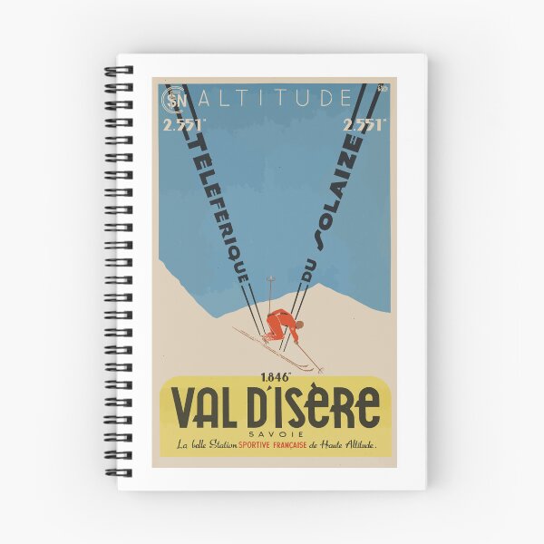 Item preview, Val D'Isere Classic Ski Poster designed and sold by Speedbirddesign.