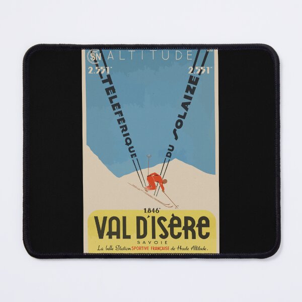 Item preview, Val D'Isere Classic Ski Poster designed and sold by Speedbirddesign.
