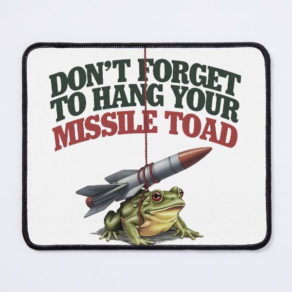 Item preview, Hang Your Missile Toad designed and sold by PlanetMarker.