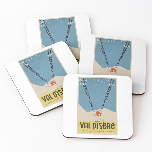 Item preview, Val D'Isere Classic Ski Poster designed and sold by Speedbirddesign.