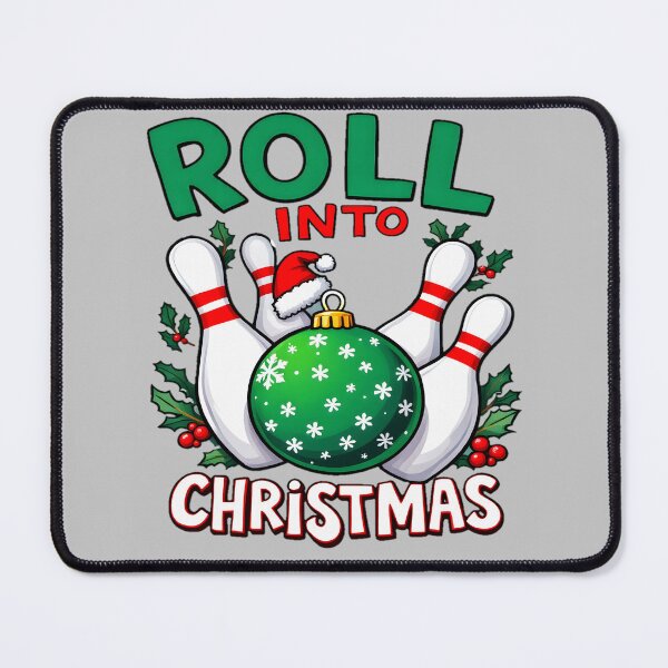 Item preview, Roll Into Christmas Bowling designed and sold by AlphaTeez.