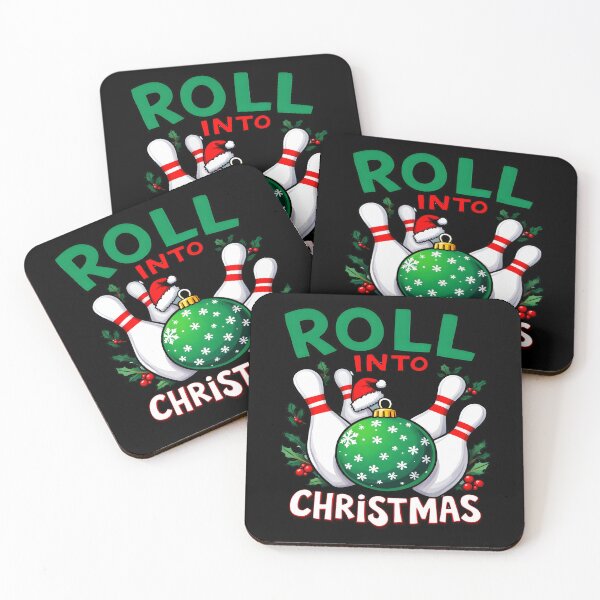 Item preview, Roll Into Christmas Bowling  designed and sold by AlphaTeez.