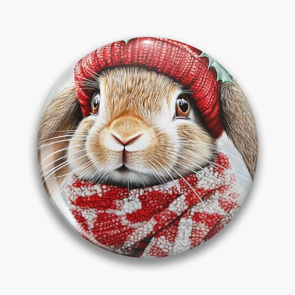 Item preview, Cute Christmas Bunny designed and sold by NomadicDreamer.