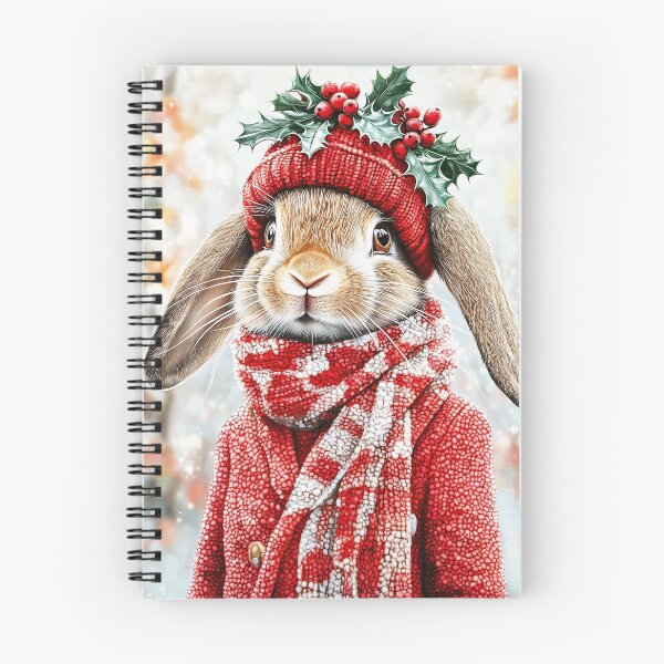 Item preview, Cute Christmas Bunny designed and sold by NomadicDreamer.
