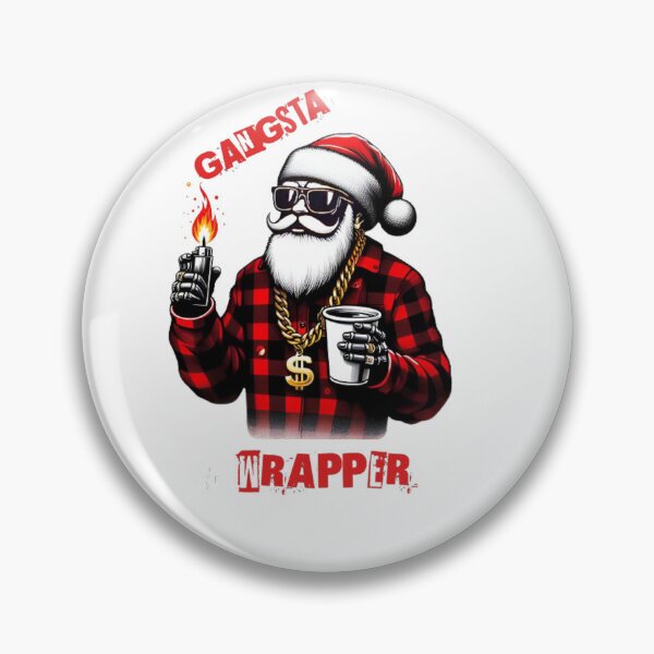 Artikelvorschau, GANGSTA WRAPPER WEIHNACHTSAUFKLEBER entworfen und verkauft von inkfluenceart.